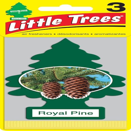 Little-Trees Little Trees Green Royal Pine Air Freshener 3 pk U3S-32001